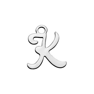 Šperky4U Drobný ocelový přívěšek - písmeno - iniciála - OK1307-K – Hledejceny.cz