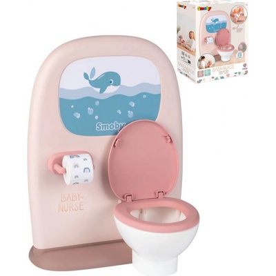 SMOBY Baby Nurse Toaleta WC s koupelnou herní set pro panenku miminko