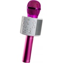 WSTER WS 858 Karaoke bluetooth mikrofón tmavo ružový