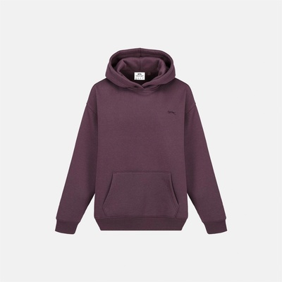 Slazenger Дамски суичър Slazenger Fleece Hoodie Womens - Plum