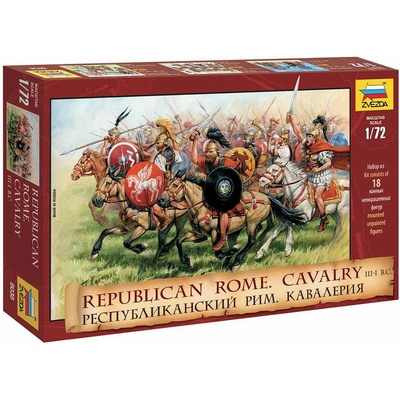 Zvezda Republican Rome Cavalry III-I B.C. Re-Release 1:72