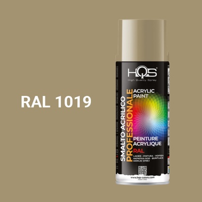 HQS akrylová farba v spreji 400 ml RAL 1019 lesklá