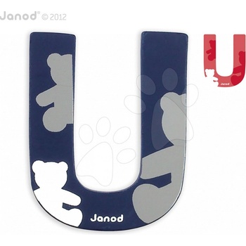 Janod drevené písmeno U ABCDeco
