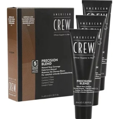 American Crew Precision Medium Ash 5-6 3x40 ml