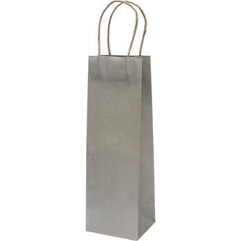 Image 1 of EUROCOM Подаръчна торбичка Eco Bottle, 10x36x10cm, сребриста (25405-А-СРЕБРИСТ)