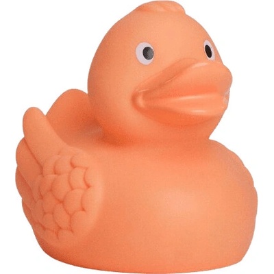 Schnabels Gumená kačička Pastelovo oranžová 9 cm