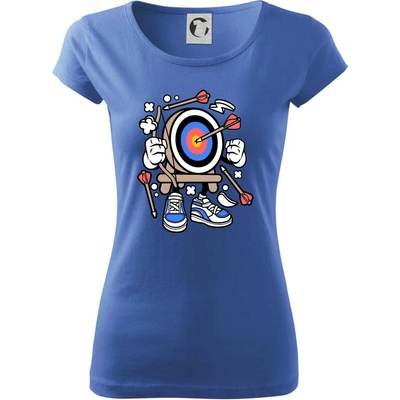 Lukostřelba komiks Dámské triko Pure Azurově modrá – Zbozi.Blesk.cz