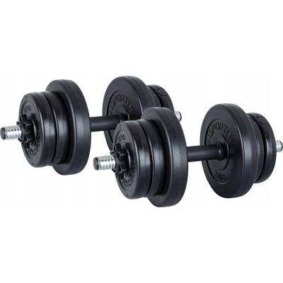 inSPORTline bituminové činky s regulací 2 x 10 kg
