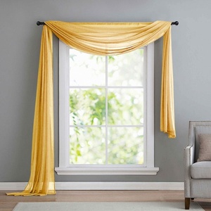 Дрейпари БГ Декоративна драперия от прозрачен воал (свободна декорация), идеалното допълнение към нашите пердета, 140x600, Жълт 560 23246121 (23246121)