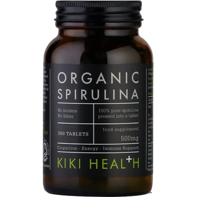 Kiki health Spirulina prášok 100% BIO RAW VEGAN 200 g