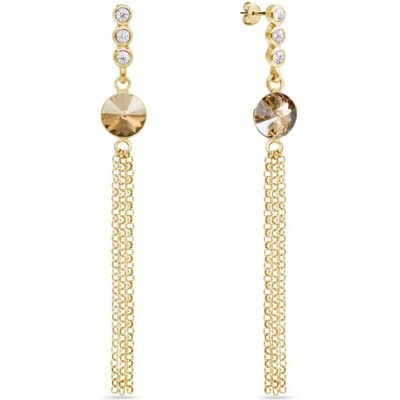 Spark zlaté se Swarovski Elements Ballena KCG1122SS29GS Golden Shadow
