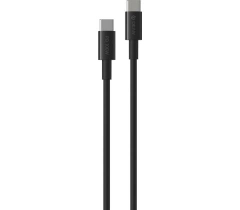 Devia EC317 PD USB-C - USB-C, 1,5m, černý