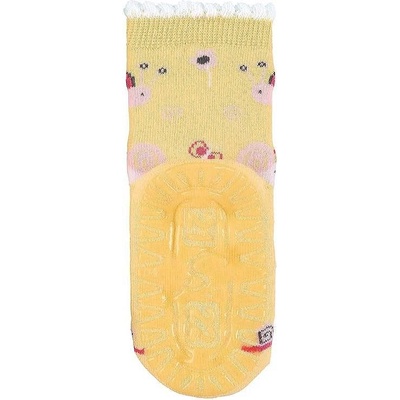 Sterntaler Чорапи със силикон, горски животни , жълти, Sterntaler
