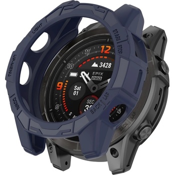 VSETKONAMOBIL 74090 TPU HALF COVER Kryt pre Garmin Fenix 7X / 7X Pro tmavomodrý
