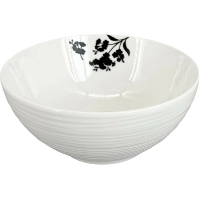 by inspire Porcelánová miska Croft Velvet bílá černá 16 cm