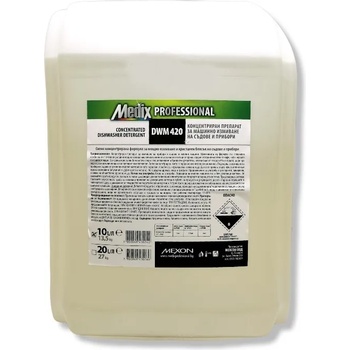 MEDIX professional, Концентриран препарат за машинно измиване на съдове и прибори, DWM 420, 10 литра