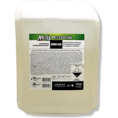 MEDIX professional, Концентриран препарат за машинно измиване на съдове и прибори, DWM 420, 10 литра