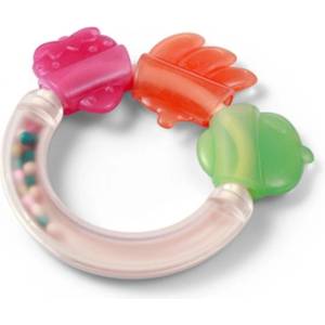 Babyono Бебешка дрънкалка с гризалка Babyono - 1594, многоцветна (5901435416686)