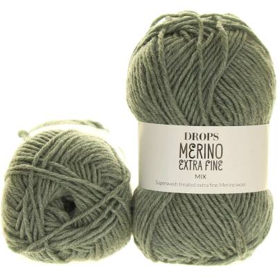 Drops Merino Extra Fine 47 zelená šalvěj