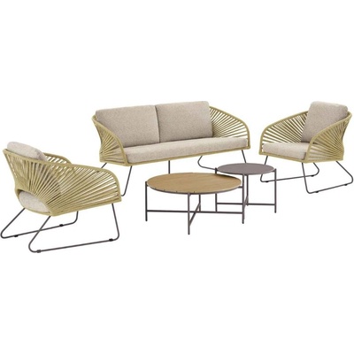 Norddan Záhradná zostava Hannelore piesková - 4-miestna