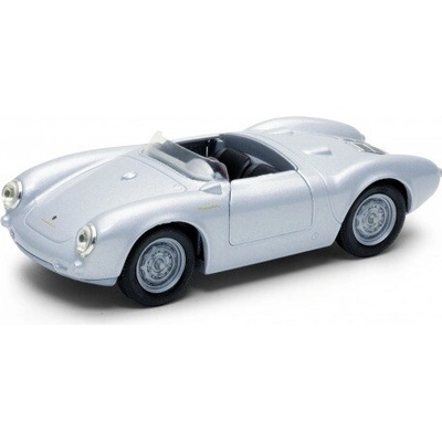 Welly Porsche 550 Spyder strieborné 1:34