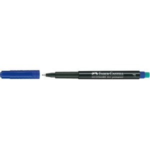 Faber-Castell Алкохолен маркер FABER-CASTELL F 0, 6 mm син 151351 (151351)