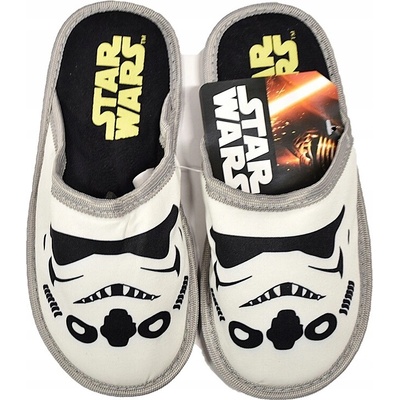 Detské nazúvacie papuče mäkké STAR WARS STURMTROOPER