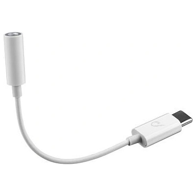 Cellularline Music Enabler Adaptér z konektoru USB-C na 3.5 mm jack bílá (MUSICENABLERTYPECW)