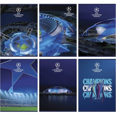 Champions league Тетрадка с линийка champions league a/5 54 страници с поле 67277 (67277)