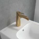 Villeroy & Boch Conum едноръкохватков смесител за биде, цвят матово злато (TVB12700100076)