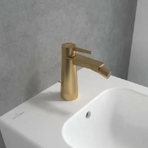 Villeroy & Boch Conum едноръкохватков смесител за биде, цвят матово злато (TVB12700100076)