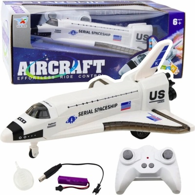 LeanToys RC kosmická loď, dálkově ovládaná světla, zvuky, kouř