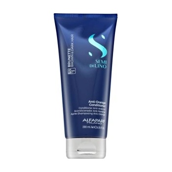 ALFAPARF Milano Semi Di Lino Brunette Anti-Orange Conditioner тониращ балсам за кафяви нюанси 200 ml