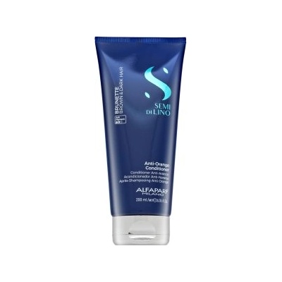 ALFAPARF Milano Semi Di Lino Brunette Anti-Orange Conditioner тониращ балсам за кафяви нюанси 200 ml