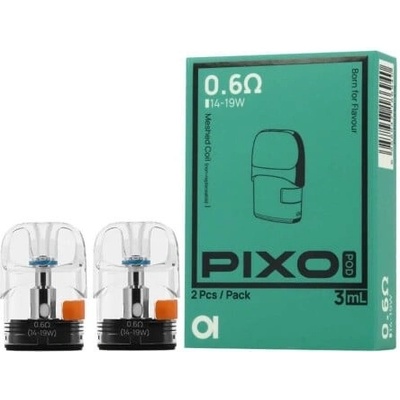 Aspire Pixo Top Fill Pod cartridge 0,6 ohm 2 ks