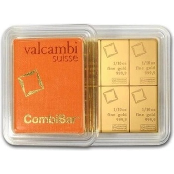 Valcambi CombiBar zlatý slitek 10 x 1/10 oz