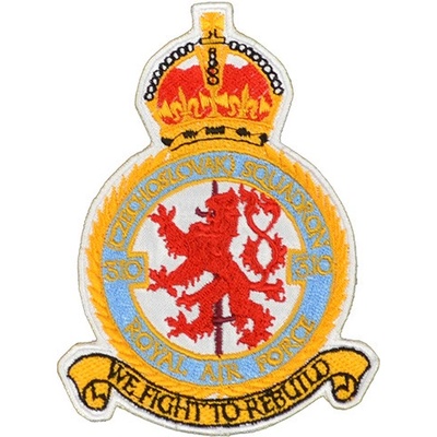 Nášivka Československá 310. peruť RAF - farebná