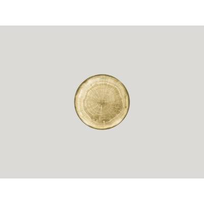 RAK Porcelain Woodart talíř dezertní coupe 15 cm mechově zelená RAK-WDNNPR15MG