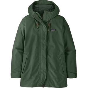 Patagonia Дамско водоустойчиво яке Patagonia Women's Outdoor Everyday Rain Jacket Waterproof jacket - Canopy Green (102-3868-1312)