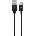 Ttec Кабел ttec - AlumiCable, USB-A/USB-C, 1.2 m, черен (8694470664446)