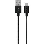 Ttec Кабел ttec - AlumiCable, USB-A/USB-C, 1.2 m, черен (8694470664446)