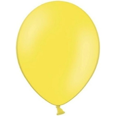 PartyDeco Balónek žlutý metalický 27 cm