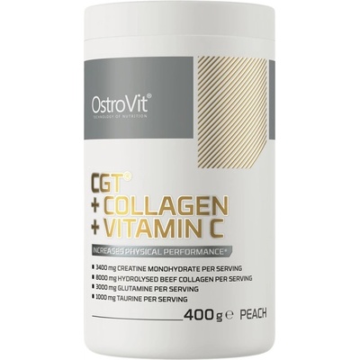 OstroVit CGT + Collagen + Vitamin C [400 грама] Праскова