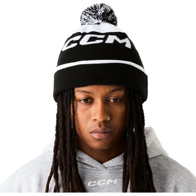 Kulich CCM Team Pom Knit Polar Fleece Black