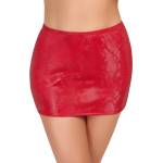 Cottelli Collection Snakeskin Mini Skirt 2770687 Red XL