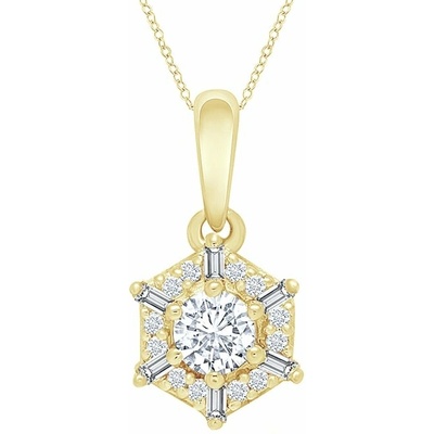 Eppi Elegantný prívesok s lab-grown diamantmi Adair P42999