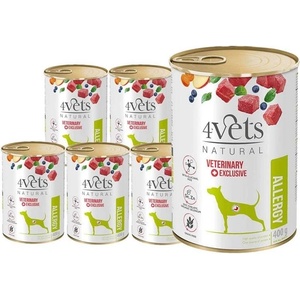 4Vets NATURAL 4Vets Алергия при кучета 6x400 г