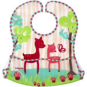Babyono Лигавник с животни Babyоno - Розови сърнички (5901435407356-розови сърнички) - ozone