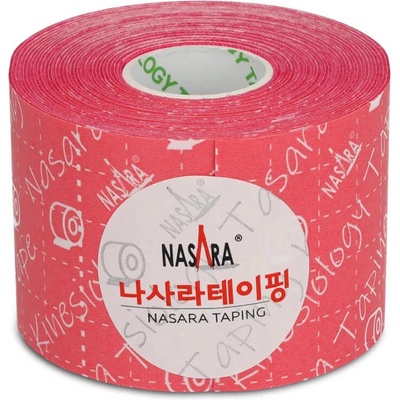Nasara Kineziologický tejp ružová 5 cm x 5 m