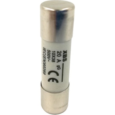 Poistka valcova 20A 10x38mm